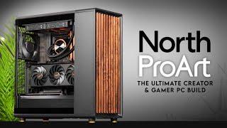 This Fractal North Will Melt Your Heart  ProArt RTX 4080 Gaming  Creator PC Build  Z790 13700K