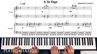 A. Cavicchi - In fuga for piano four-hands