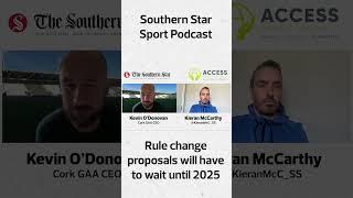 Lots of rule change proposals are coming in 2025 according to Cork GAA CEO #shorts #football