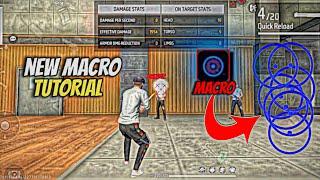 free fire new macro tutorial  White ff red button tutorial  trick button tutorial