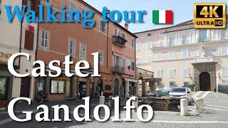 Castel Gandolfo Lazio Italy【Walking Tour】4K