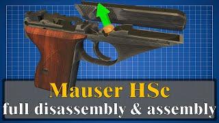 Mauser HSc full disassembly & assembly