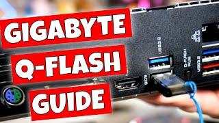 Gigabyte USB Q Flash With NO CPU B550 Gaming X V2 BIOS Flash gigabyte bios flash