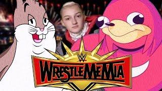 Big Chungus vs Uganda Knuckles vs Backpack Kid  Wrestlememia