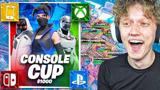 I Hosted a $1000 CONSOLE Tournament In Fortnite Switch Xbox PS5 Mobile
