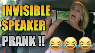 INVISIBLE SPEAKER PRANK Try Not To Laugh    Funny Scare Compilation 