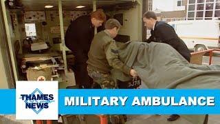 Military Ambulances London Ambulance Dispute  Thames News Archive Footage