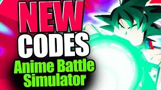 Anime Battle Simulator CODES - ROBLOX 2023