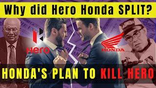 Dark Truth Of Hero-Honda Split  Hondas plan to KILL Hero motocorp  hero motocorp share Case Study