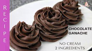 CHOCOLATE GANACHE RECIPE NO HEAVY CREAM  Easy Water Ganache Recipe