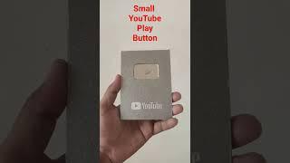 Smallest YouTube play button #youtube #diy #playbutton