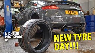 NEW TYRES FOR THE AUDI TT