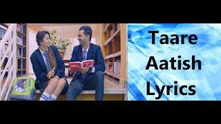 TAARE LYRICS  Aatish  Latest Punjabi Songs 2017 