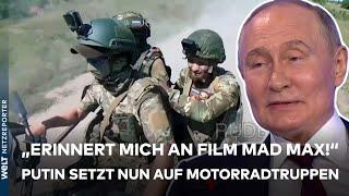 PUTINS KRIEG Skurril Erinnert mich an Film Mad Max Russen setzt nun auf Motorradtruppen