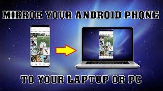 Mirror Android Phone Screen to Laptop or PC Tethered through USB