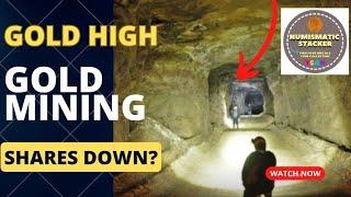 Why GOLD is high and GOLD MINING shares are down. #gold #goldmining