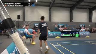 Match point - Romeo Makboul vs Salomon Thomasen - MS Final - EYOF 2022