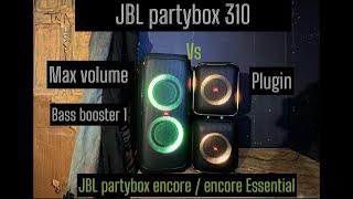 JBL partybox 310 vs JBL partybox encore  encore Essential max volume bass booster 1 plug in