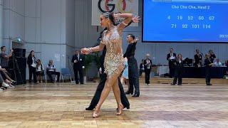 Julian Holzmann & Polina Karimova LAT - Open Latin Junior 2 Chacha GOC 2024  Quarter Final