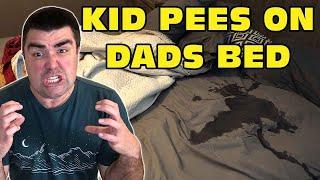 Kid Pees On His Dads Bed - GROUNDED Original 