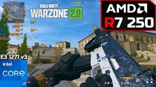 Call of Duty Warzone On R7 250  Xeon E3 1271 v3 i7 4790 + 12GB  720p FSR Performance