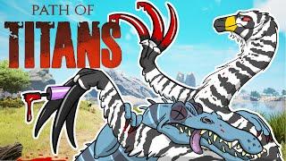 Path of Titans SOLO THERIZINOSAURUS tries new nail polish