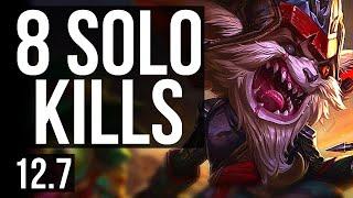 KLED vs TAHM KENCH TOP  Rank 2 Kled 8 solo kills 11310 300+ games  NA Challenger  12.7