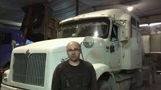 Чясть 2.замена подушек на двигателе FREIGHTLINER