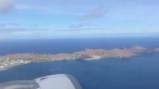 TAPs Airbus A320 takes off from  Madeira