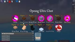 roblox pocket pirates alpha opening 2 ULTRA CHESTS