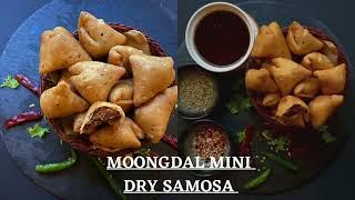 Moong dal Mini Dry Samosa No Onion No garlic Moong dal Mini Dry Samosa Recipe Amrita’s Kitchen