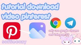 .⃗.•⁺ download video pinterest  from telegram and google 