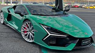 NEW 2024 Lamborghini Revuelto + V12 Sound & DRIVE SF90 KILLER? Interior Exterior 4K