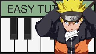 Naruto - Blue Bird  EASY Piano Tutorial  Melodica  Slow