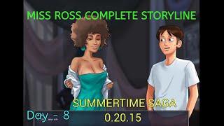 Miss Ross Full Walkthrough Summertime Saga 0.20.15  Miss Ross Complete Storyline Day - 8