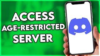 How to Access Age Restricted Server in Discord on phone 2024