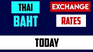THAI BAHT Forex Trading Rates Today 19 July 2024 Latest Market Update THB