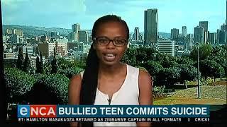 Bullied teen commits suicide
