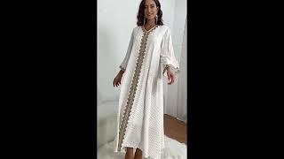 Robe Caftan Blanc  Mode Caftan