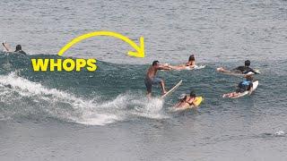 Jump Over a Surfer How to Deal with Crowd Differently at Uluwatu