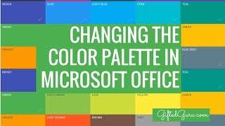 How to Change the Color Palette in Microsoft Office