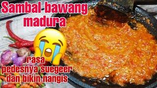 resep sambal bawang madura  rasa pedesnya suegeer mantap 