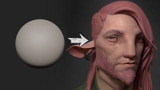 Zbrush Head Sculpt 31 - Caduceus Clay