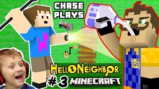 HE LOVES MILK? HELLO NEIGHBOR MOD 4 MINECRAFT Chase plays Alpha 3 House Showcase FGTEEV Randomness