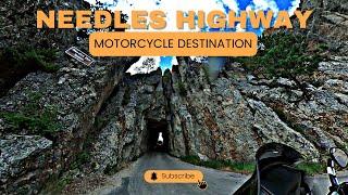 Motorcycle Destination  Needles Highway South Dakota