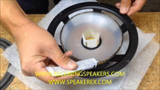 How to Refoam a Speaker with a Polypropylene Cone