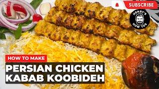 How To Make Persian Chicken Kabab Koobideh  Ep 586