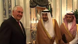 Secretary Tillerson Meets Saudi Arabia King Salman bin Abdulaziz Al Saud