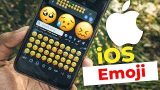 HOW TO GET NEW IPHONE iOS14 EMOJI ON ANDROID Without Root  Quick Tutorial
