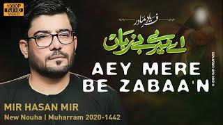 AEY MERE BE ZABAAN  Mir Hasan Mir Nohay 2020  New Nohay 2020  Shahzad e Ali Asghar Noha 2020